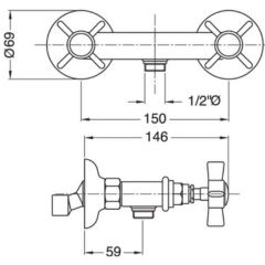 Смеситель Migliore Princeton BN.PRN-846