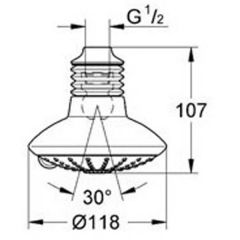 Верхний душ Grohe Euphoria 27235000