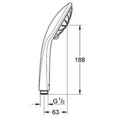 Лейка Grohe Euphoria 27221000
