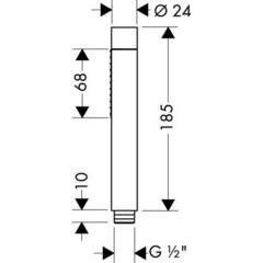Лейка Hansgrohe Axor Starck 28532000
