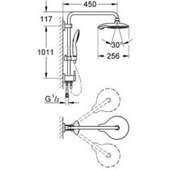 Душевая система Grohe Power and Soul 27911000