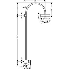 Душевая система Hansgrohe Axor Citterio 39620000