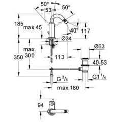 Смеситель Grohe Atrio 32108001