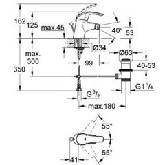 Смеситель Grohe Eurosmart 32929001