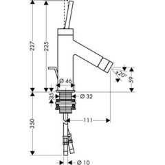 Смеситель Hansgrohe Axor Starck 10211000