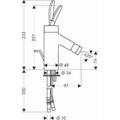 Смеситель Hansgrohe Axor Starck Classic 10200000