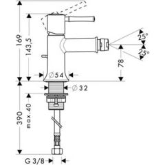 Смеситель Hansgrohe Talis Classic 14120000