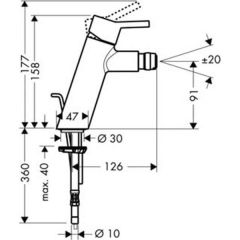 Смеситель Hansgrohe Talis S2 32240000