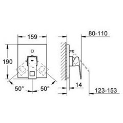 Смеситель Grohe Eurocube 19896000