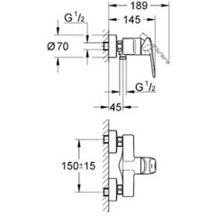 Смеситель Grohe Europlus 2 33577002