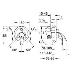 Смеситель Grohe Eurosmart 33305001