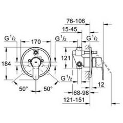 Смеситель Grohe Eurostyle Cosmopolitan 33637002