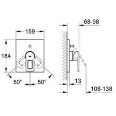 Смеситель Grohe Quadra 19456000