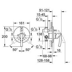 Смеситель Grohe Tenso 19050AV0