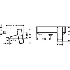Смеситель Hansgrohe Axor Urquiola 11620000