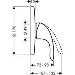 Смеситель Hansgrohe Focus E 31761000