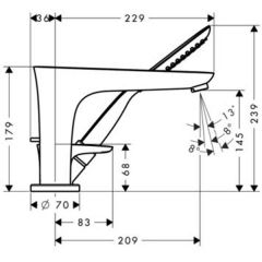 Смеситель Hansgrohe PuraVida 15432000