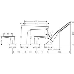 Смеситель Hansgrohe PuraVida 15446400