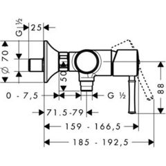 Смеситель Hansgrohe Talis Classic 14161000