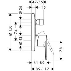 Смеситель Hansgrohe Talis E2 31645000