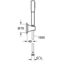 Душевая система Grohe Grandera 27993000