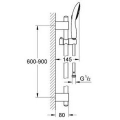 Душевая система Grohe Power and Soul 115 27759000