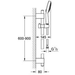 Душевая система Grohe Power and Soul Cosmopolitan 115 27755000