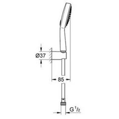 Душевая система Grohe Power and Soul Cosmopolitan 115 27838000