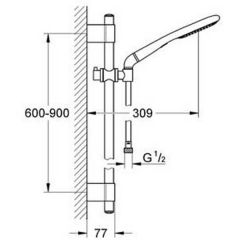 Душевая система Grohe Rainshower Eco 27275001