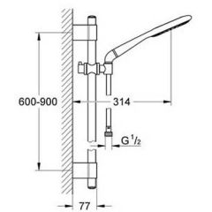 Душевая система Grohe Rainshower Icon 27277LS1