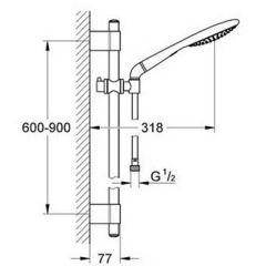 Душевая система Grohe Rainshower Solo 27273001