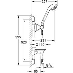 Душевая система Grohe Sensia Top 4 28291000