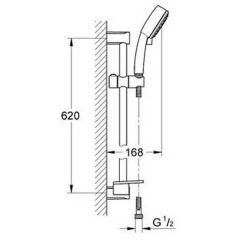 Душевая система Grohe Tempesta Cosmopolitan 27928000