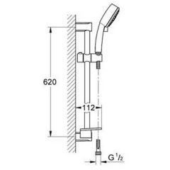 Душевая система Grohe Tempesta Cosmopolitan 27929000