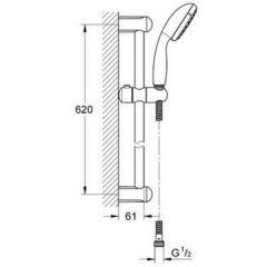 Душевая система Grohe Tempesta New 27598000