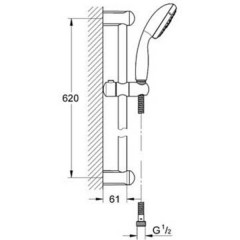 Душевая система Grohe Tempesta New 27645000