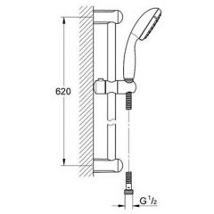 Душевая система Grohe Tempesta New 27853000