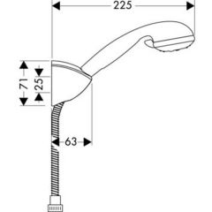 Душевая система Hansgrohe Croma 2jet 27534000