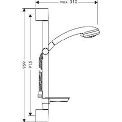 Душевая система Hansgrohe Croma Vario 27739000