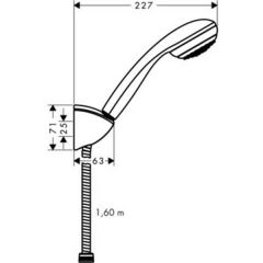 Душевая система Hansgrohe Crometta 85 1jet 27577000