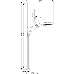 Душевая система Hansgrohe Raindance Unica AIR 27874000