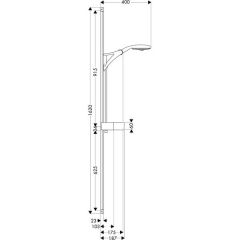 Душевая система Hansgrohe Raindance Unica AIR 27888000