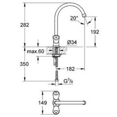 Смеситель Grohe Costa S 31819001