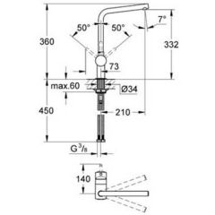 Смеситель Grohe Minta 31375000