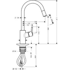 Смеситель Hansgrohe Talis S2 14872000