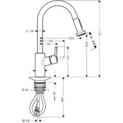 Смеситель Hansgrohe Talis S2 14877000
