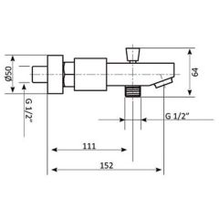 Смеситель Gro Welle Dusches DUS721