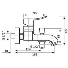 Смеситель Gro Welle Grapefruit GPF721