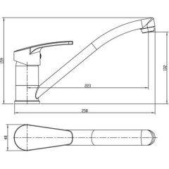 Смеситель Gro Welle Apfel APF771