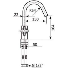 Смеситель Gro Welle Dusches DUS711